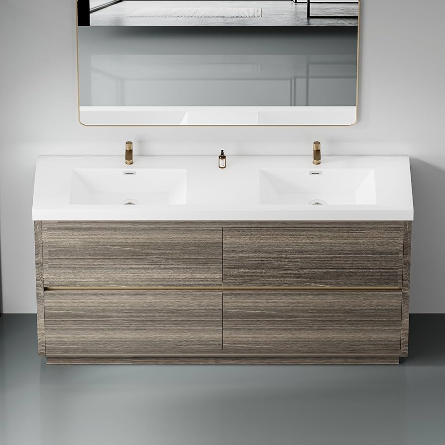 skk._.i☘️ Amazon.com: Seeye 72-Inch Freestanding Bathroom Vanity with